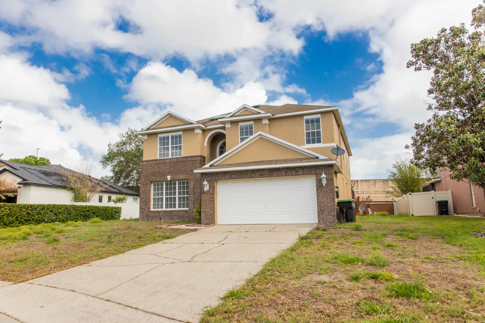 Current-condition exterior photograph of the 229 Largovista residence.